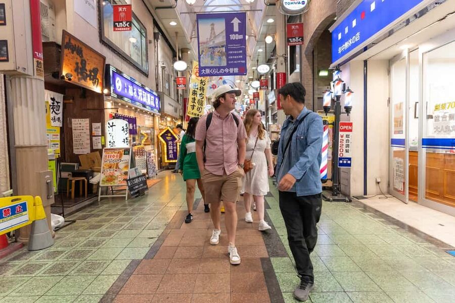 Eat Our Favorites! Osaka’s Backstreet Dining - Tenjinbashi Suji food and nightlife walk, not just restaurant hopping