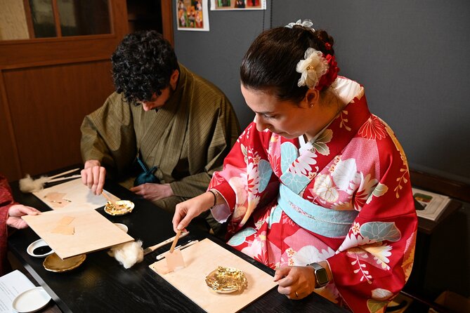 Elegant Tea Ceremony While Wearing Kimono Experience in Kyoto - Calligraphy keepsake: writing your favorite kanji