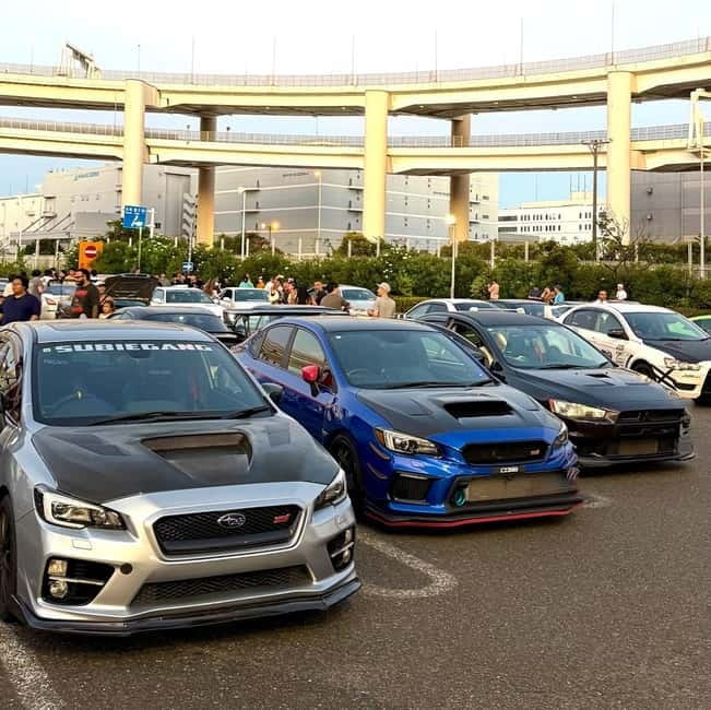 EVO, WRX, Skyline – JDM Night Run to Daikoku Car Meet - The value of a JDM night run that includes real Tokyo icons