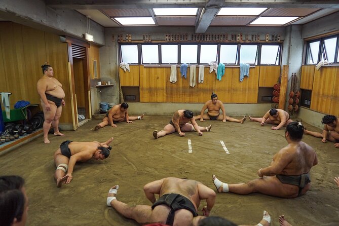 Exclusive Sumo Morning Practice in Tokyo with Photo Opportunity - What to expect from the group size and interaction time