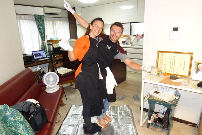 Experience all of Japanese culture and Japanese food experience classes "origami, udon, Japanese food, green tea, calligraphy" in 4 hours - Getting to homecoming TAKA: Omori Station, a shrine stop, then a home table