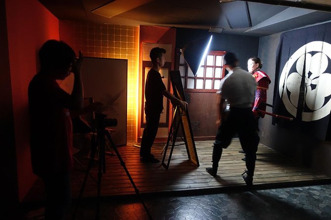 Experience of Samurai and Samurai license of Samurai Armor Photo Studio - Your take-home souvenirs: SD card photos, t-shirt, and a Samurai License