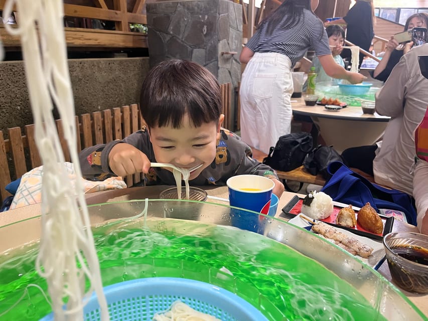 Experience the blessings of volcanoes in Kagoshima, Kyushu - Lunch Time with Local Options, Including Somen Nagashi