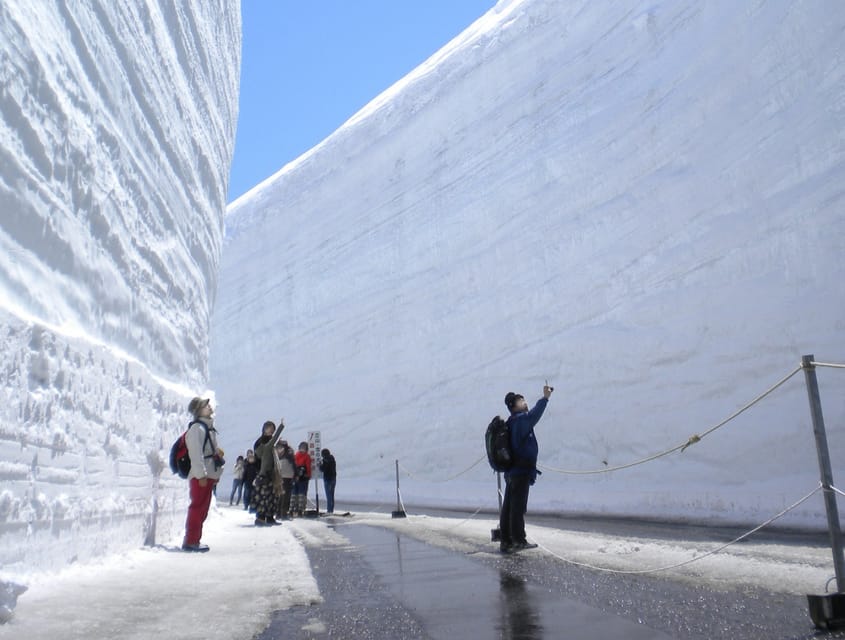 From Nagano: Tateyama-Kurobe Alpine Route - Meeting in Nagano at 08:15 and what that schedule does for you