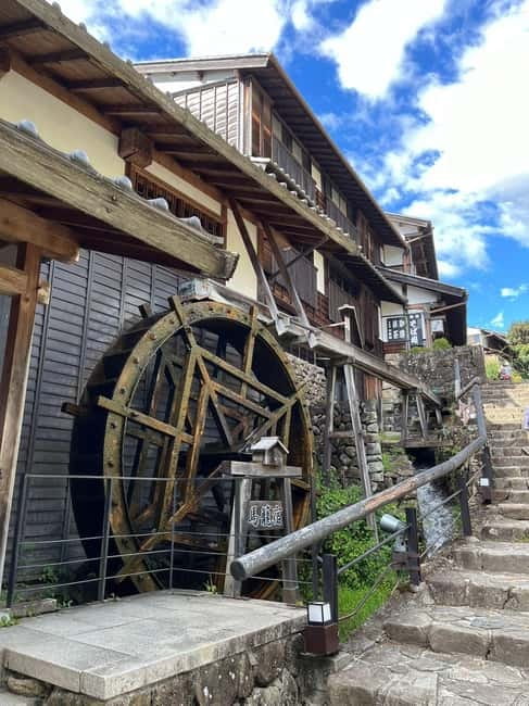 From Nagoya: Inuyama Castle, Ena Gorge, Magome, Tsumago Tour - Magome-juku on the Nakasendo: stone streets, snacks, and preserved waterworks
