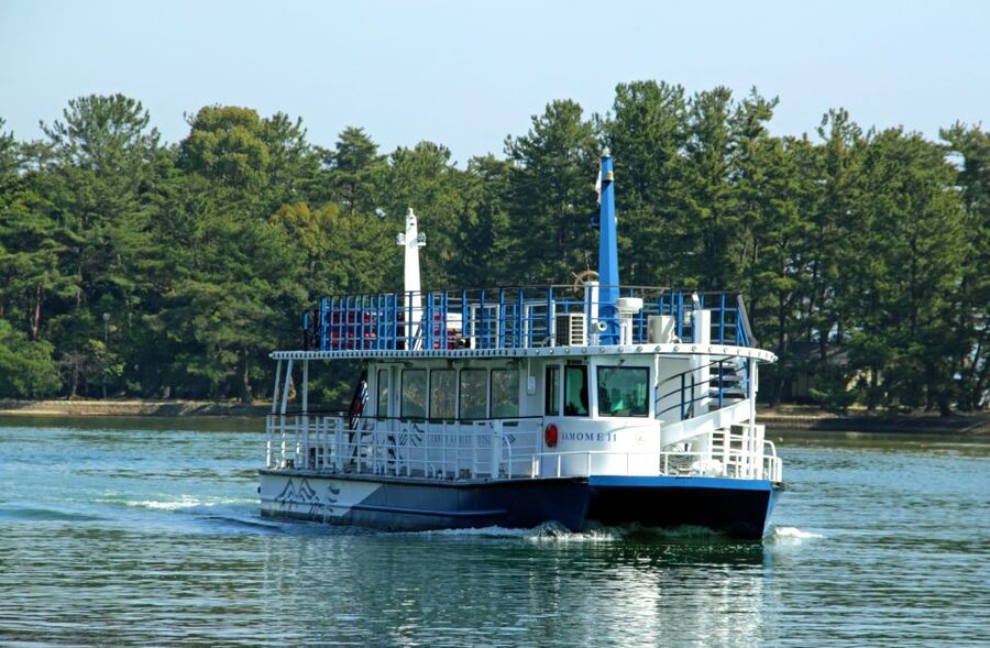 From Osaka: Amanohashidate and Ine Bay Day Trip - The Ine Bay sightseeing cruise: birds, sheltered water, and Aoshima Island
