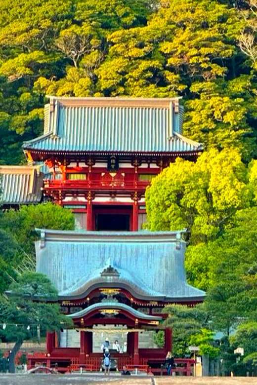 From Tokyo: Kamakura and Enoshima Full-Day Private Trip - Hase-dera Temple: gardens, stairs, and coastline views