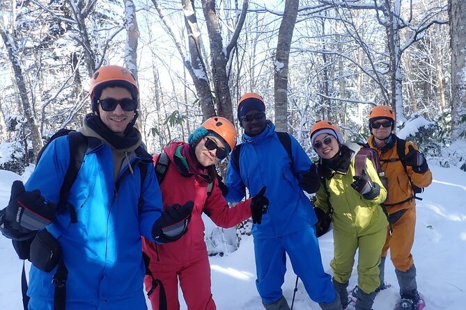 Frozen fall trekking - Walking into winter forest bathing, one step at a time