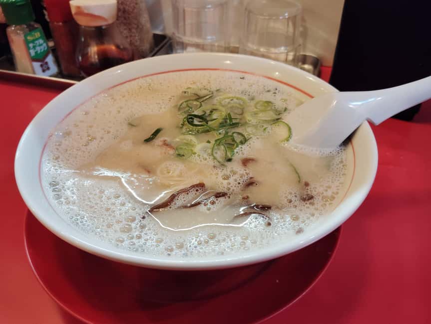 Fukuoka: Nakasu Food Stall Private Guided Tour with Tastings - What you’ll eat on the tour: oden, ramen, yakitori, stewed dishes