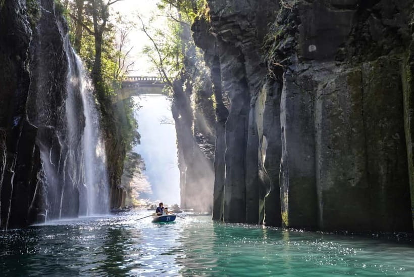Fukuoka: Takachiho Gorge, Amano Iwato & Scenic Train Tour - The Amaterasu Railway option: the highest bridge and the Neon Tunnel
