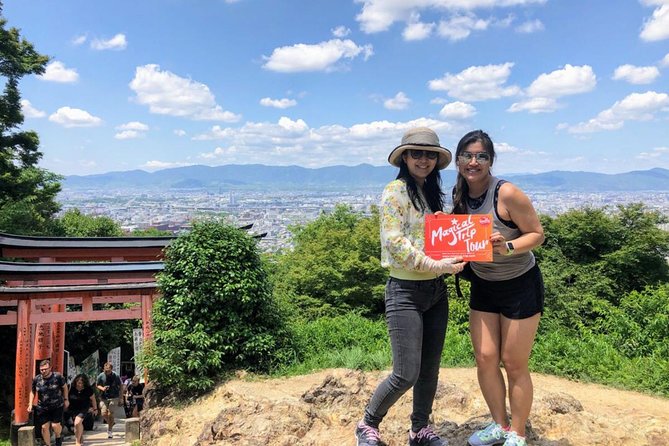 Fushimi Inari Hidden Hiking Tour (Private Option Available) - The view payoff: Fushimi-Momoyama Castle from up high