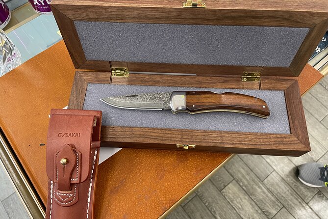 Gifu Samurai Sword Town;Japanese Damascus Knife Making Experience - Testing the edge: cutting fresh vegetables the fun, honest way