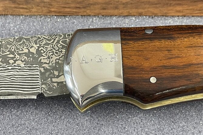 Gifu Samurai Sword Town;Japanese Damascus Knife Making Experience - Atelier time: assemble, polish, sharpen, and sign your Damascus-style knife