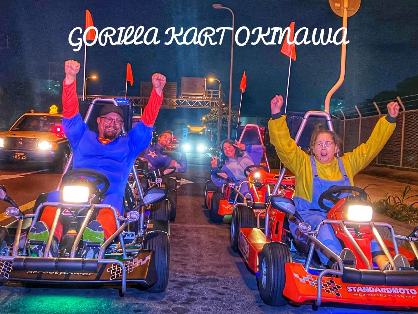 Gorilla Kart Tour-Plenty of Time Slots|Many Great Views - Chatan break time: where the ride turns from street to breathing space