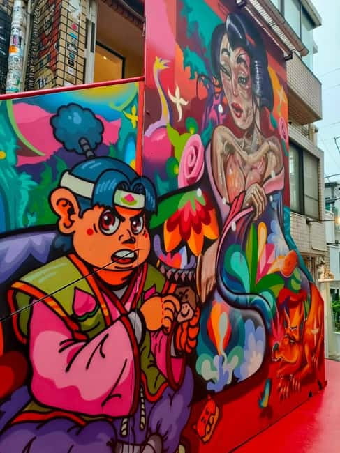 Graffiti in Tokyo Walking Tour: Shibuya and Harajuku - Legal walls and often-illegal spots, and how to stay respectful