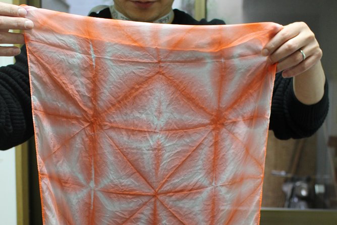 Hanakoushi cotton Scarf Class - The best part: the drying wait becomes museum time