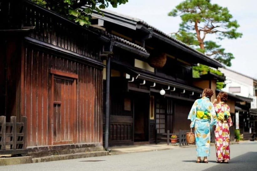 Hida Takayama, Shirakawa-go+Observatory|Day Trip from Nagoya - Takayama Old Townscape Walk: Canals, Cedar Signs, and Noren Curtains