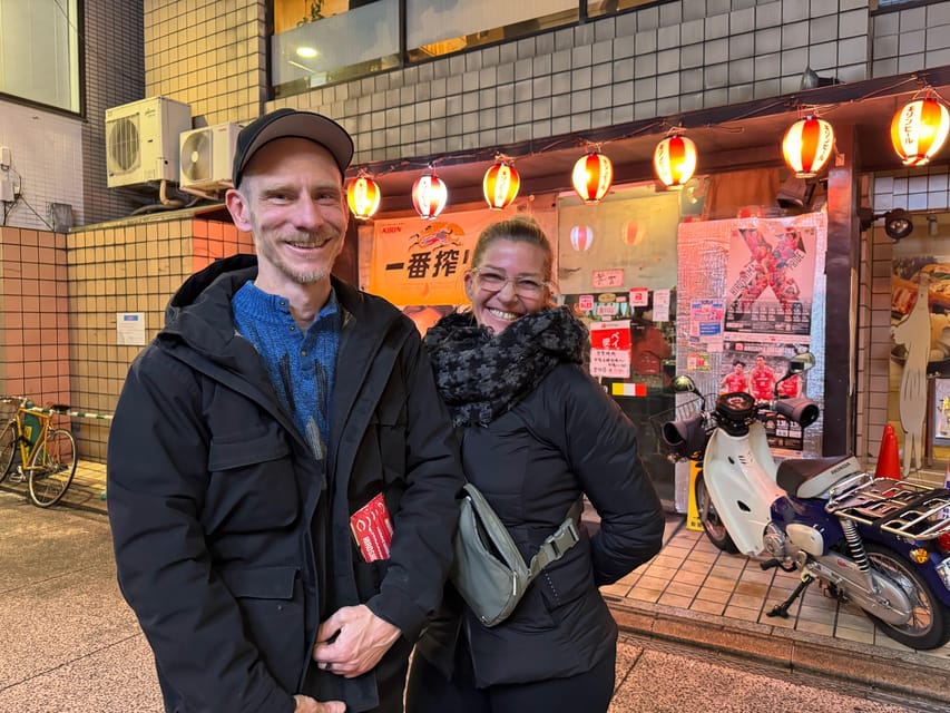 Hiroshima: Food and Culture Guided Walking Tour with Dinner - First restaurant stop: your stand-up intro to tachinomi culture