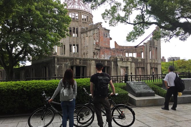 Hiroshima in a Nutshell: Morning Bike Adventure - Hiroshima Castle Courtyard Ride for Up-Close Views