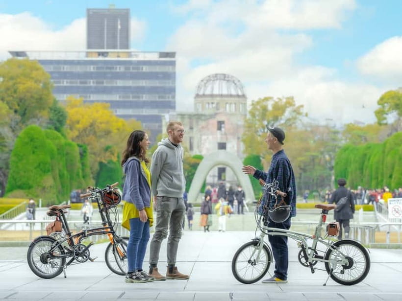 Hiroshima: Peace Cycling Tour with Local Guide - Entering the Peace story by e-bike, not by bus or feet