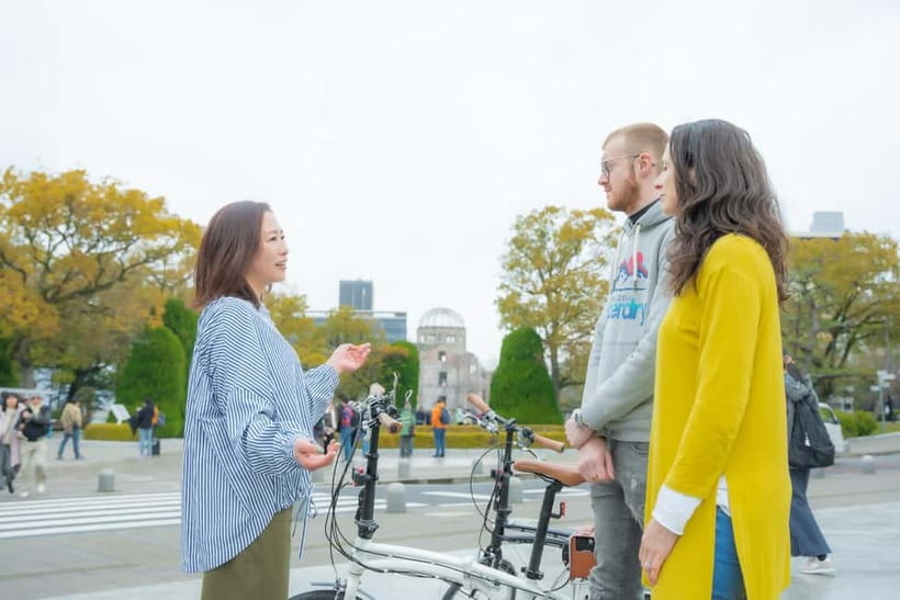 Hiroshima: Peace Cycling Tour with Local Guide - The 3-hour route: from Hiroshima Castle to the Red Cross Hospital area