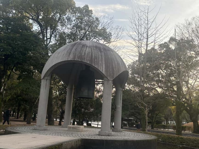 Hiroshima: Peace Memorial Park and Atomic Bomb Dome Tour - Prayer Fountain, then the park that asks you to slow down