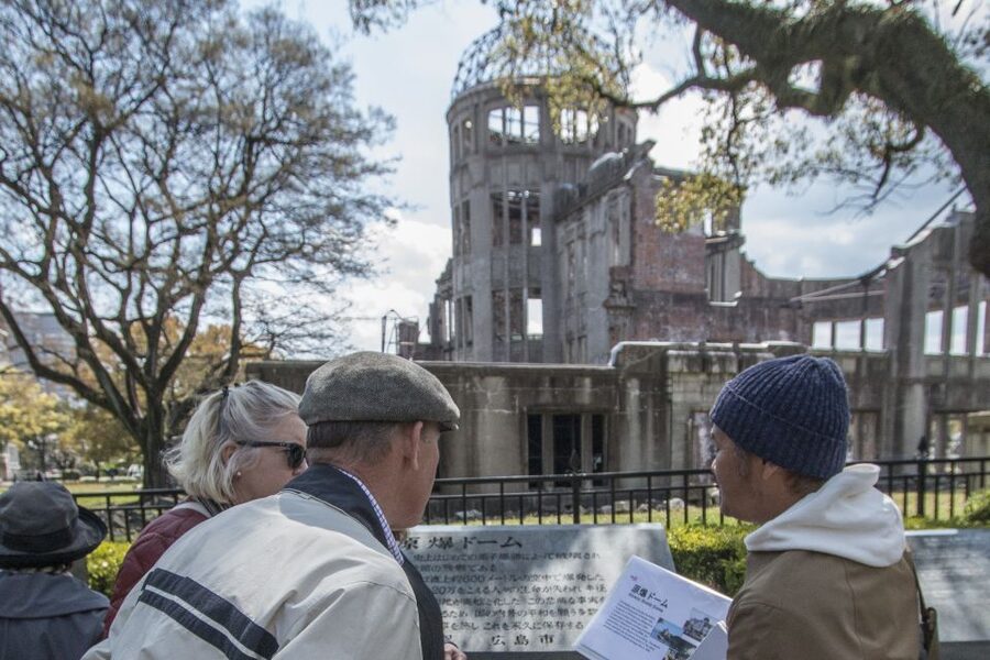 Hiroshima: Peace Walking Tour of World Heritage Sites - Peace Memorial Park, moving through a city shaped by remembrance