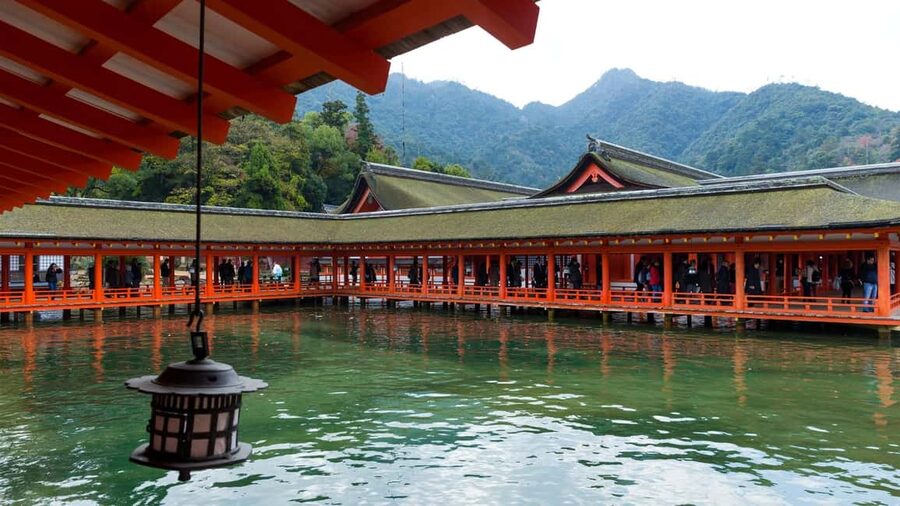 Hiroshima to Miyajima: Private Custom Tour with Ferry Ride - Hiroshima to Miyajima by ferry, with the Seto Inland Sea in the background