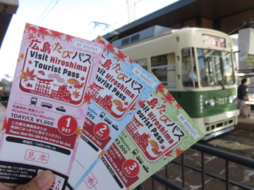Hiroshima:Visit Tourist Pass(1, 2, 3day and 3day middlearea) - Hiroshima core sights: using trams to move fast around the Atomic Bomb Dome