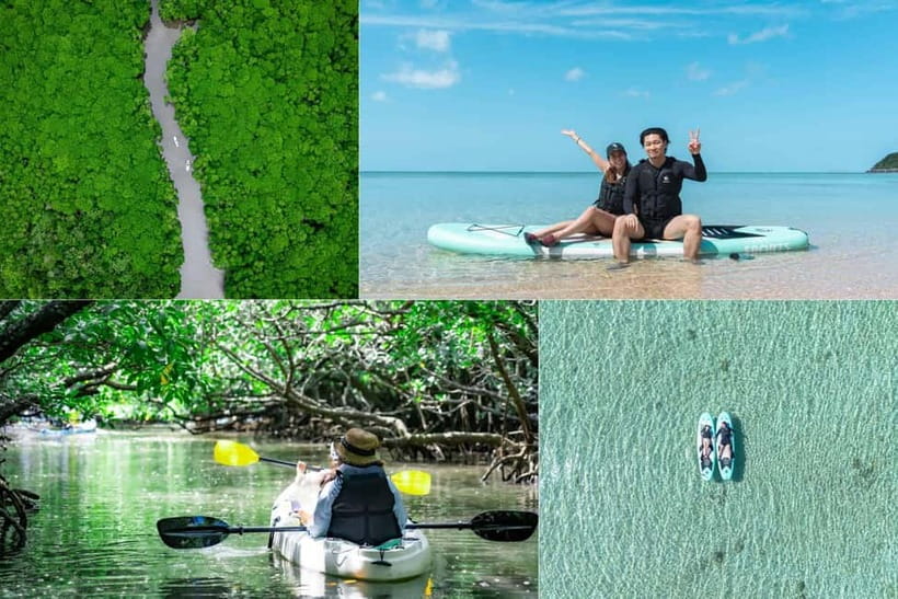 Ishigaki:Mangrove&Sea SUP/Kayak Tour with SLR&Drone footage - Meeting at 吹通橋駐車場, Safety First, Then Into the Mangroves
