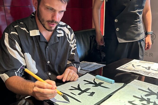 Japanese Calligraphy - Shodo - Lesson (near Kyoto Station) - Take-Home Souvenirs You Can Actually Use