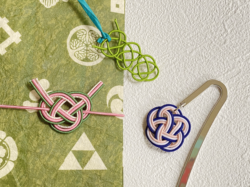 Japanese paper Notebook and Mizuhiki Belt Bookmark Workshop - The studio cat mascot photo moment