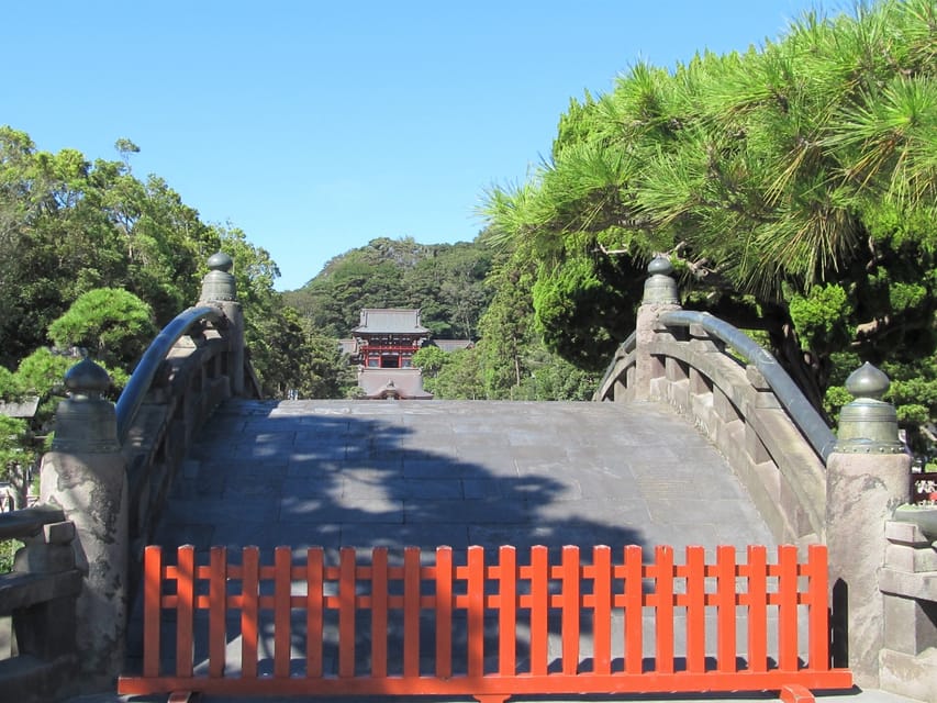 Kamakura Temples Private Guided Tour from Tokyo - Tsurugaoka Hachimangu Shrine, Shinto Kamakura at the center