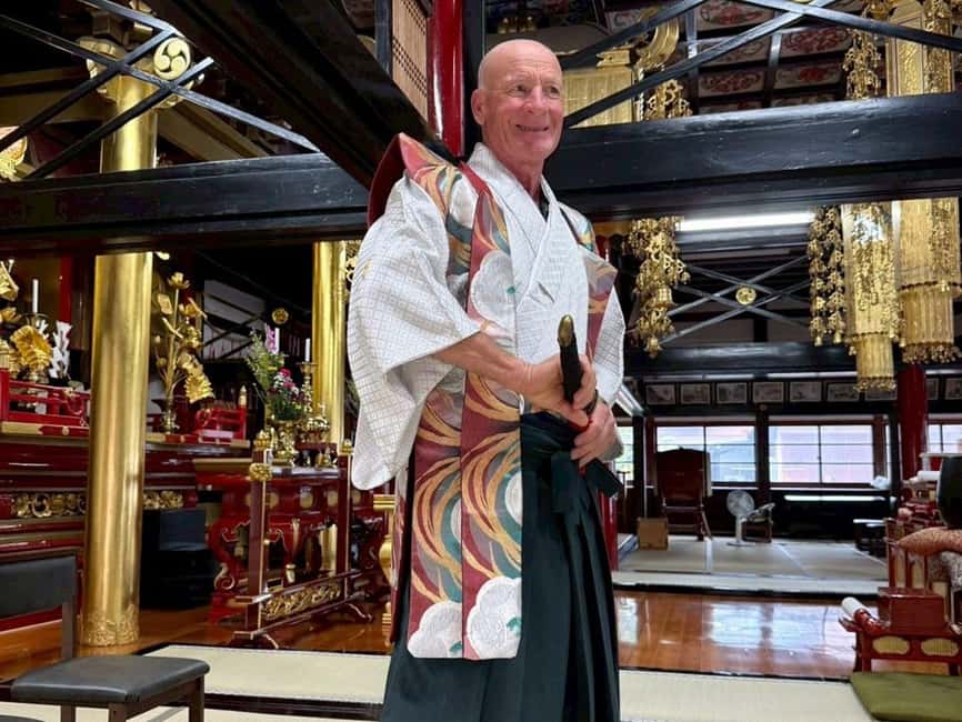Kanazawa: Samurai Swordsmanship Lesson at a rented temple - Photos and emailed training media, plus what to do after