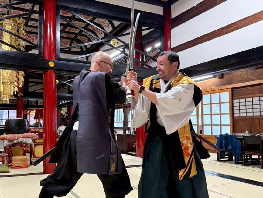 Kanazawa: Samurai Swordsmanship Lesson at a rented temple - Language and communication: English, Japanese, and when interpretation helps