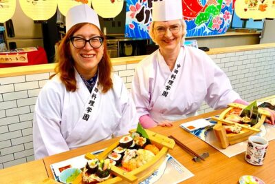Sushi & Japanese Cooking Class at a Historic School