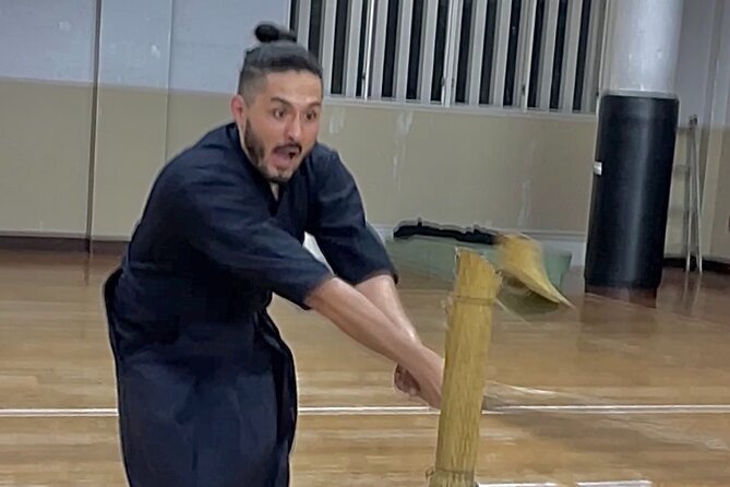 Kendo and samurai experience in Kyoto - Tatami Cutting: The Main Event, With a Real-World Caveat