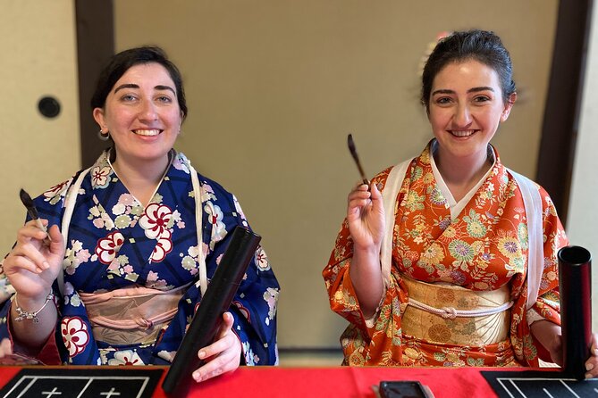Kimono and Calligraphy Experience in Miyajima - The Calligraphy Lesson: Brush Basics, Kanji Choice, and Writing Your Name