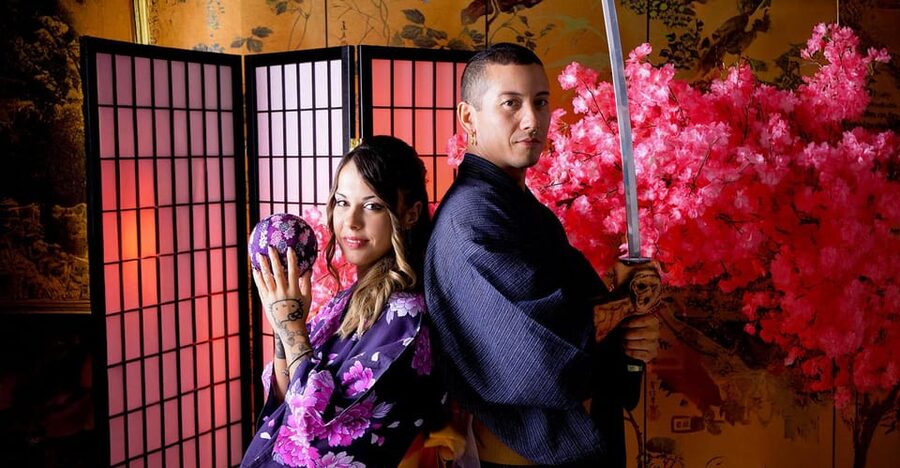 Kimono photoshoot-Includes 100 photo data - Meeting at Rose House in Higashishinsaibashi