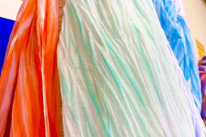 Kyo-arashi Shibori Scarf Class - Private class format: what it means for your experience
