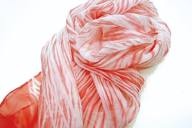 Kyo-arashi Shibori Scarf Class - Timing, meeting point, and how long it really takes