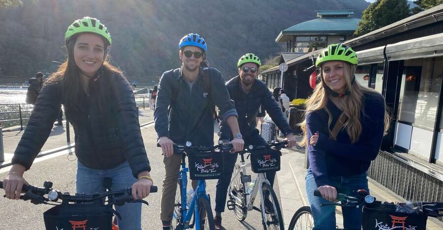Kyoto: Afternoon Bamboo Forest and Monkey Park Bike Tour - Starting at Saga-Arashiyama Station, plus the gear your comfort depends on