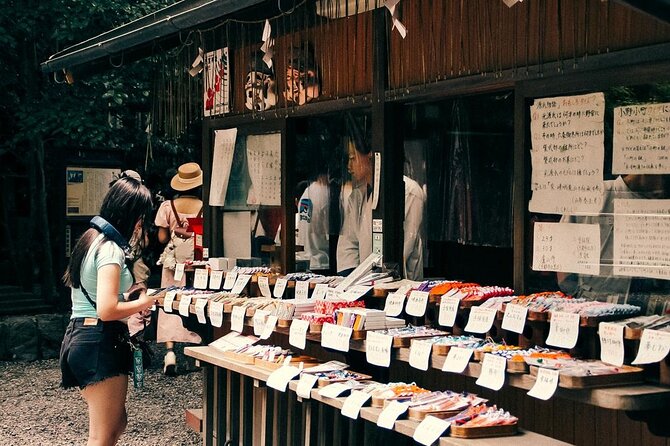 Kyoto: Arashiyama Bamboo Forest, Monkeys, Matcha & Temple Tour - Nonomiya Shrine, mossy woods and old purification associations