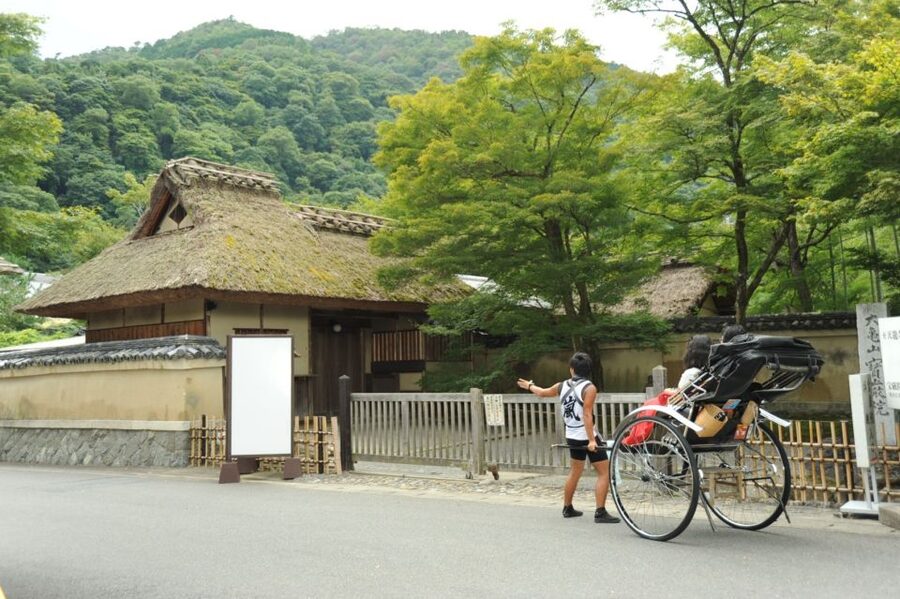 Kyoto: Arashiyama Customized Rickshaw Tour & Bamboo Forest - Rakushisya cottage and the quieter Arashiyama side streets