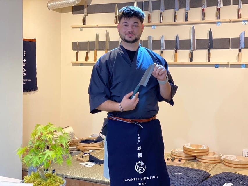 Kyoto: Beginner Knife Sharpening & Handle Fitting Workshop - Finding HIRAI and Choosing Santoku, Deba, or Yanagi