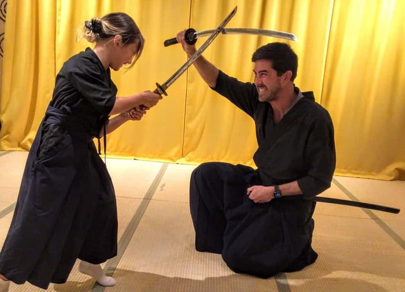 Kyoto : Family-Friendly Sword Lesson at Samurai Ninja Museum - Getting Set Up at the Samurai Ninja Museum