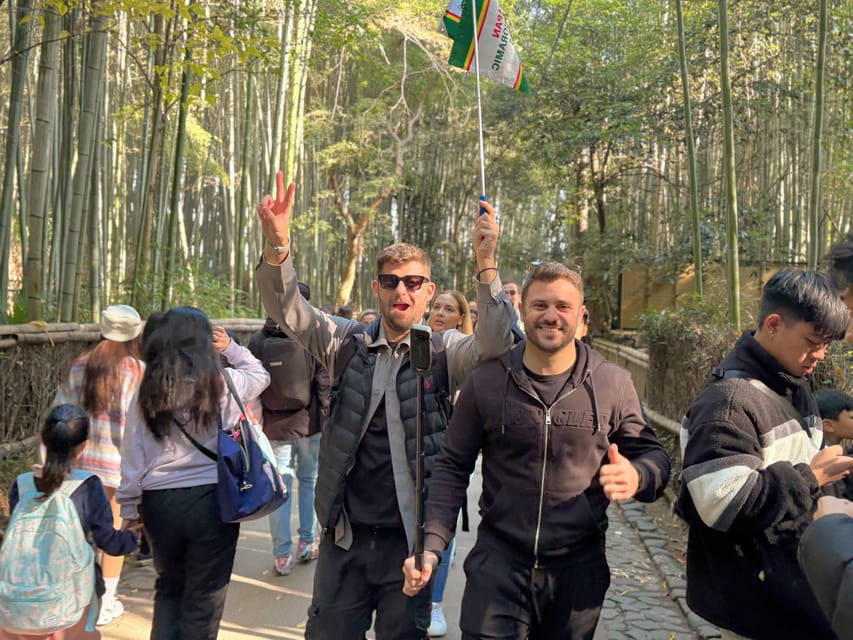 Kyoto: Fushimi Inari, Kinkakuji, Bamboo Grove 1 Day Bus Tour - Sagano Bamboo Forest: quick walk, big atmosphere
