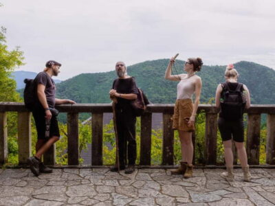 Hike and Hot Springs in Kurama