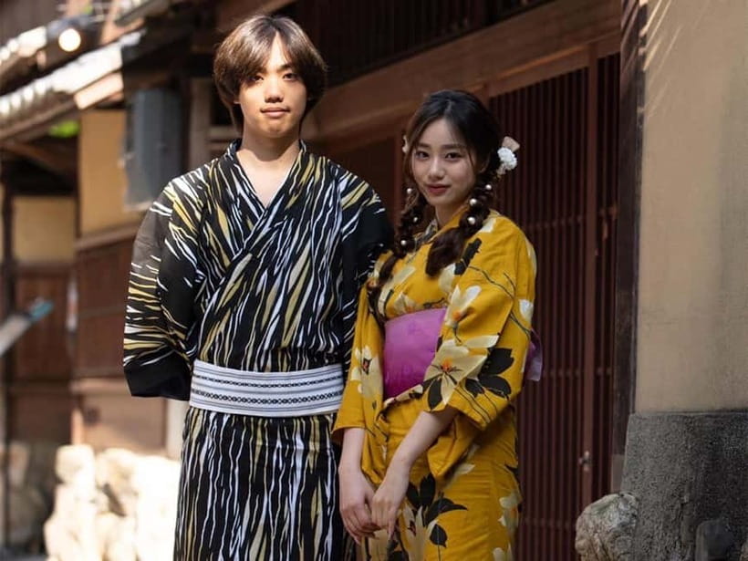 Kyoto Kimono Rental mimosa ｜Kimono/Yukata Rental Couple Plan - Timing and who this couple plan fits best