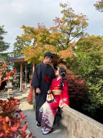 Kimono Rental with Hairstyling and Accessories